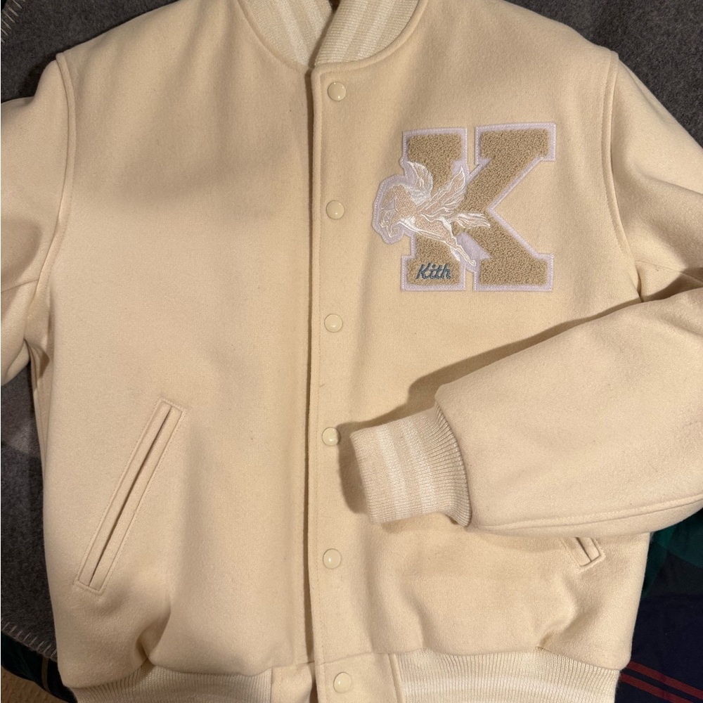 Kith Cream Varsity Jacket - Picture 2 of 3